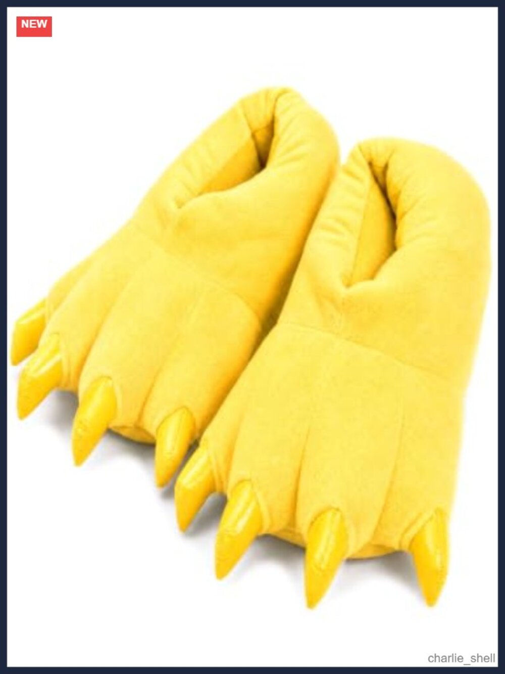 Plush Monster Claw Slippers Dino Paw Platform Cosplay Winter
